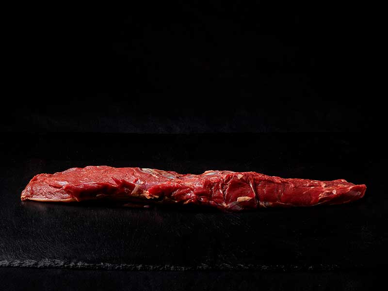 Lomo de jabalí carne roja