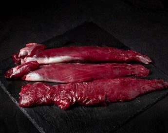 Solomillo de venado carne roja